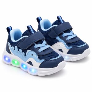 Zapatillas deportivas infantiles con luces para bebé niño