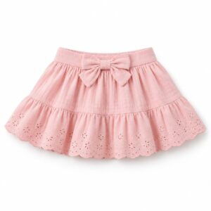Falda infantil de corte clásico para bebé niña